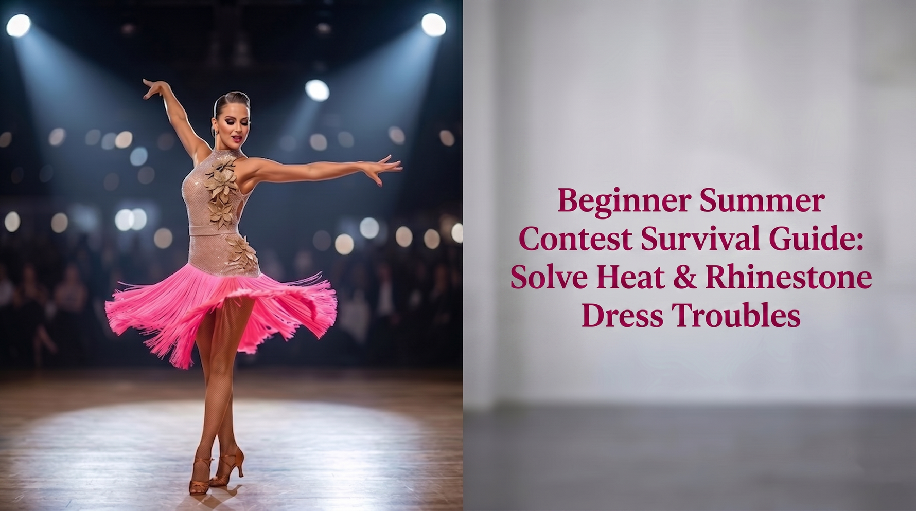 Beginner Summer Contest Survival Guide: Solve Heat & Rhinestone Dress Troubles