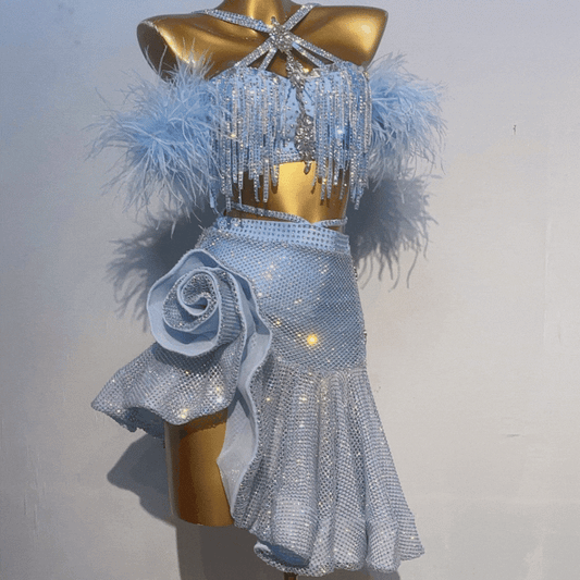 Customisable Luxe Radiance Latin Dance Competition Dress
