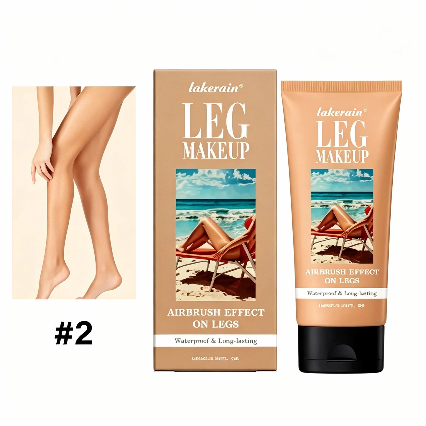Flawless Bronze Stage Body Foundation and Leg Makeup