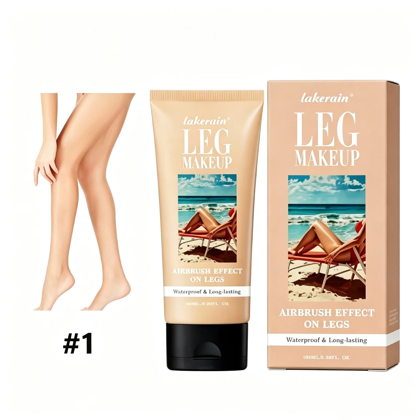 Flawless Bronze Stage Body Foundation and Leg Makeup